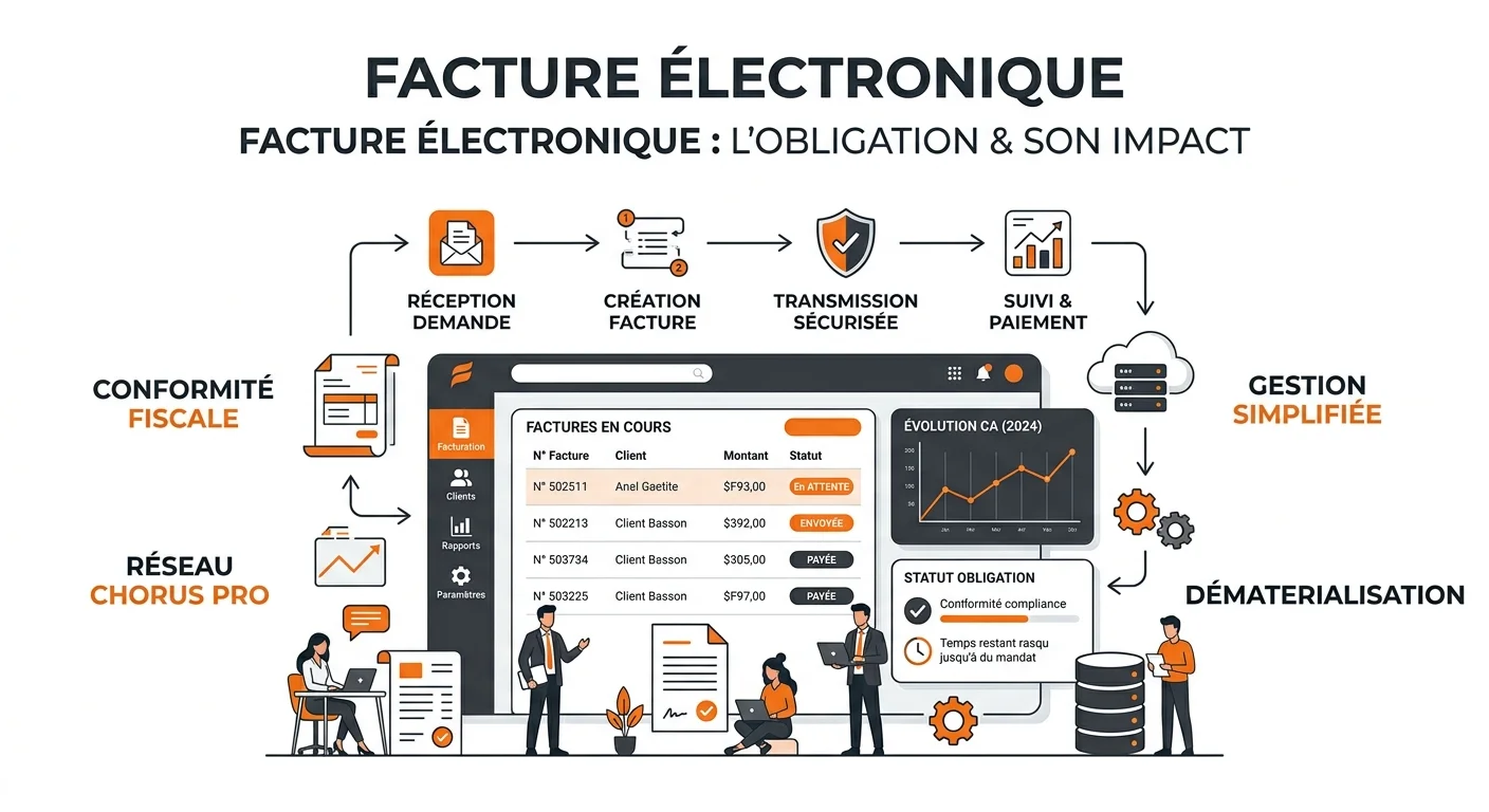 Facturation électronique obligatoire : le calendrier qui change selon votre taille